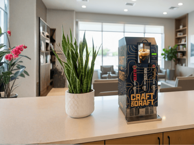 BevTech Pro machine in modern office