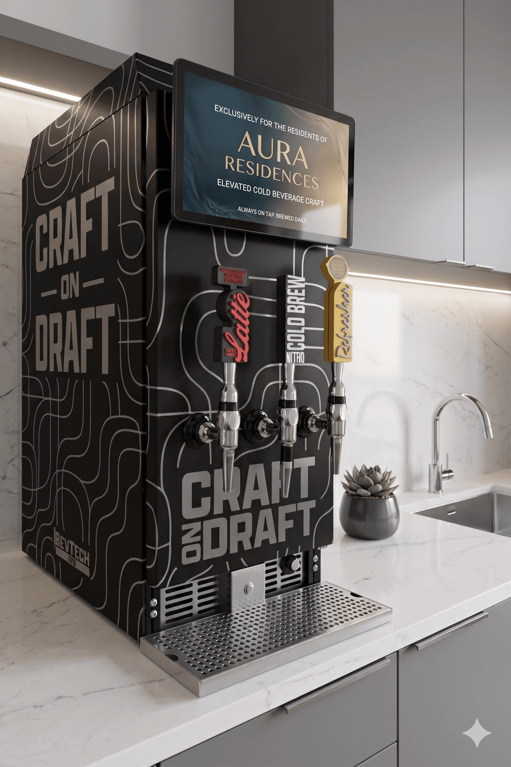 Pulse machine in modern kitchen setting