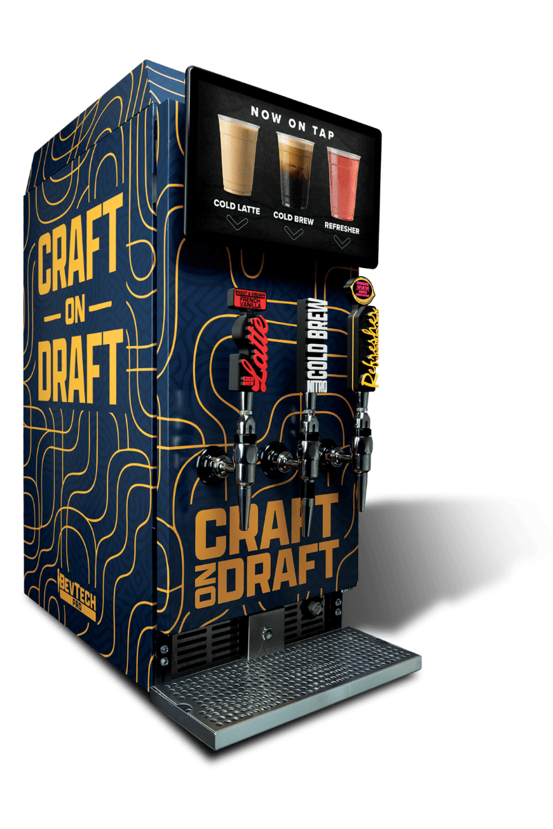 Pulse draft beverage machine